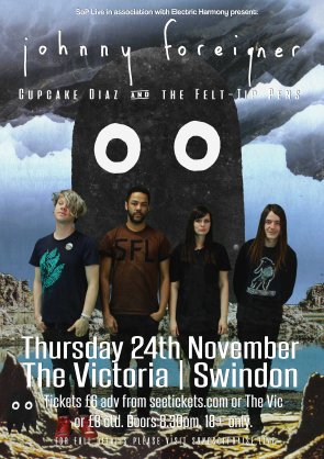 Johnny Foreigner Nov 16 Vic WEB